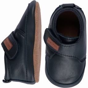 Melton Leather Slippers Classic Marine Streamlined Edge