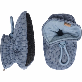 Melton Textile Slippers Structure Blue Denim Active Core
