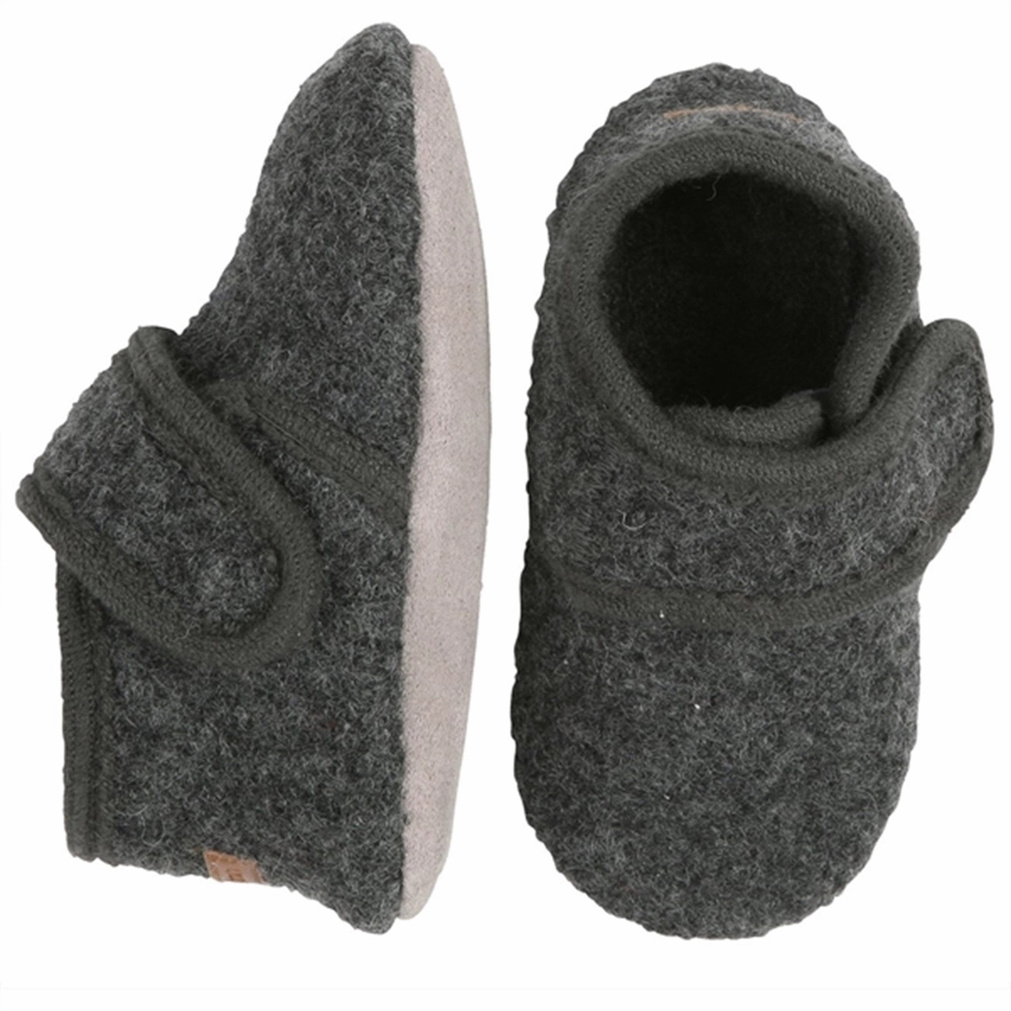 Melton Wool Slippers Classic Antracite Precision-Made
