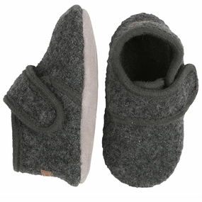 Melton Wool Slippers Classic Antracite Precision-Made
