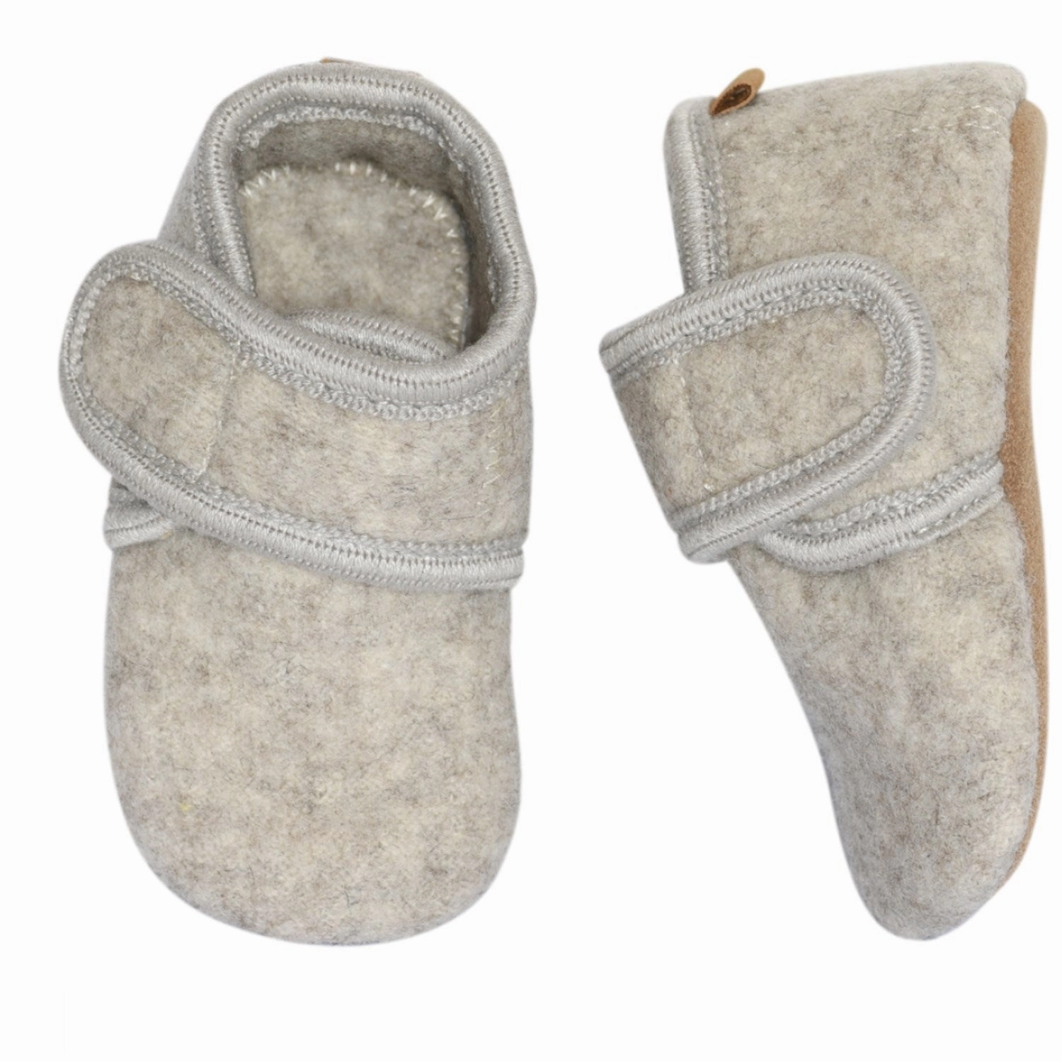 Melton Wool Slippers Classic Beige Melange Motion-Driven
