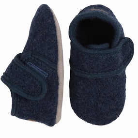 Clean City Core Melton Wool Slippers Classic Marine