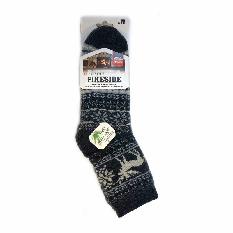 The New Essential Crafted Clarity Men Fireside Double Layer Sock