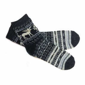 Men Fireside Double Layer Sock Layered Living