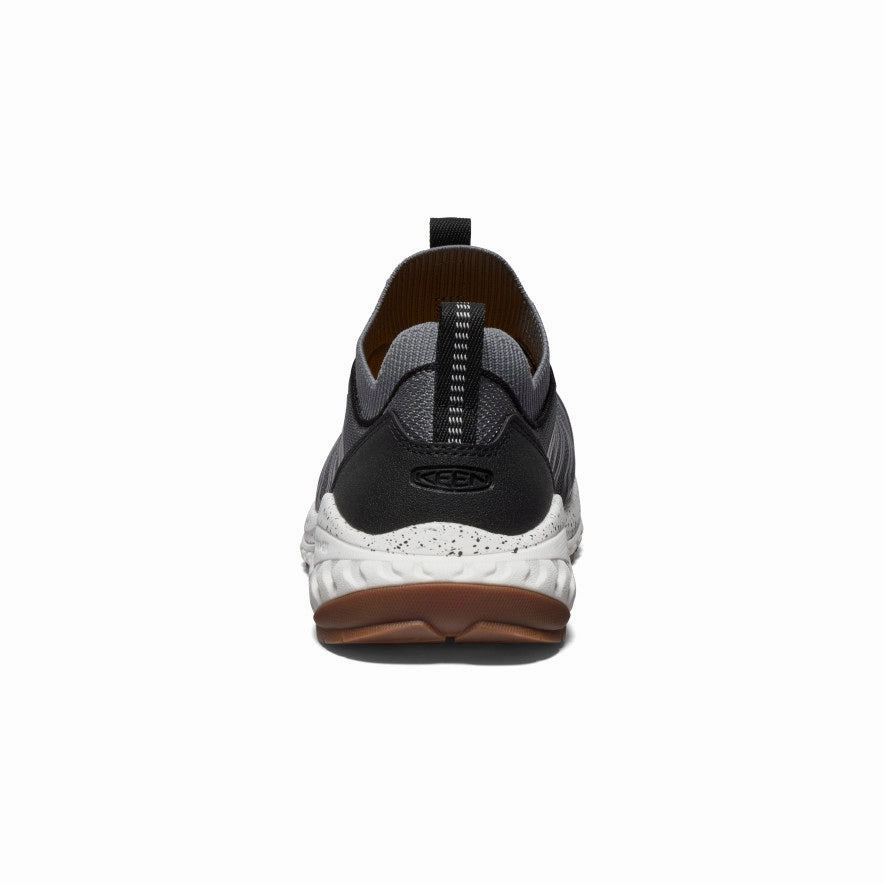 Smart Casual Men'S Arvada Shift Work Sneaker (Carbon Toe)  |  Steel Grey/Gum