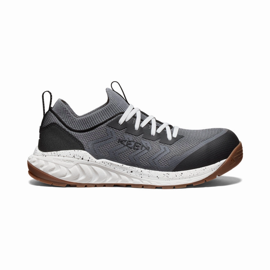 Men'S Arvada Shift Work Sneaker (Carbon Toe)  |  Steel Grey/Gum Modern Momentum Form And Function