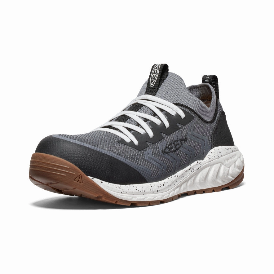 Designed To Flex Men'S Arvada Shift Work Sneaker (Carbon Toe)  |  Steel Grey/Gum
