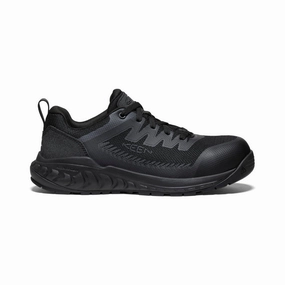 Men'S Arvada Work Sneaker (Carbon Toe)  |  Black/Black Pure Lineswear