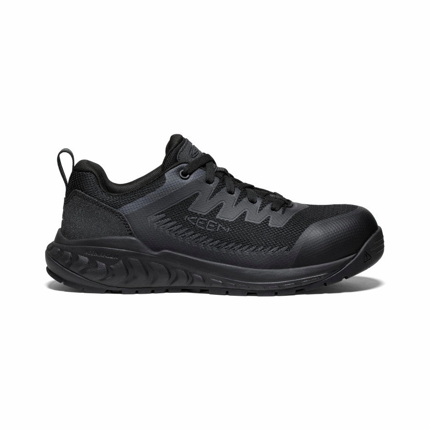 Men'S Arvada Work Sneaker (Carbon Toe)  |  Black/Black Pure Lineswear