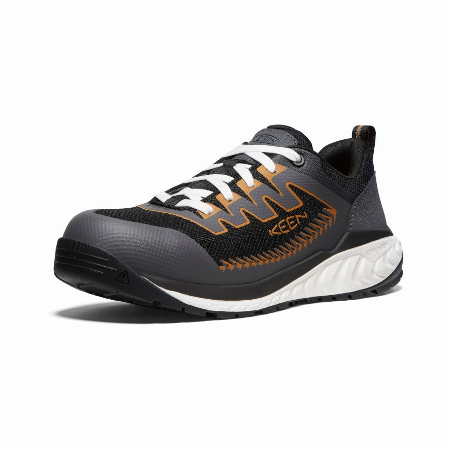Men'S Arvada Work Sneaker (Carbon Toe)  |  Black/Curry Purpose-Led