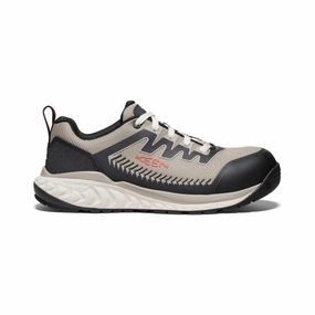 Streamline-Ready Men'S Arvada Work Sneaker (Carbon Toe)  |  Plaza Taupe/Black
