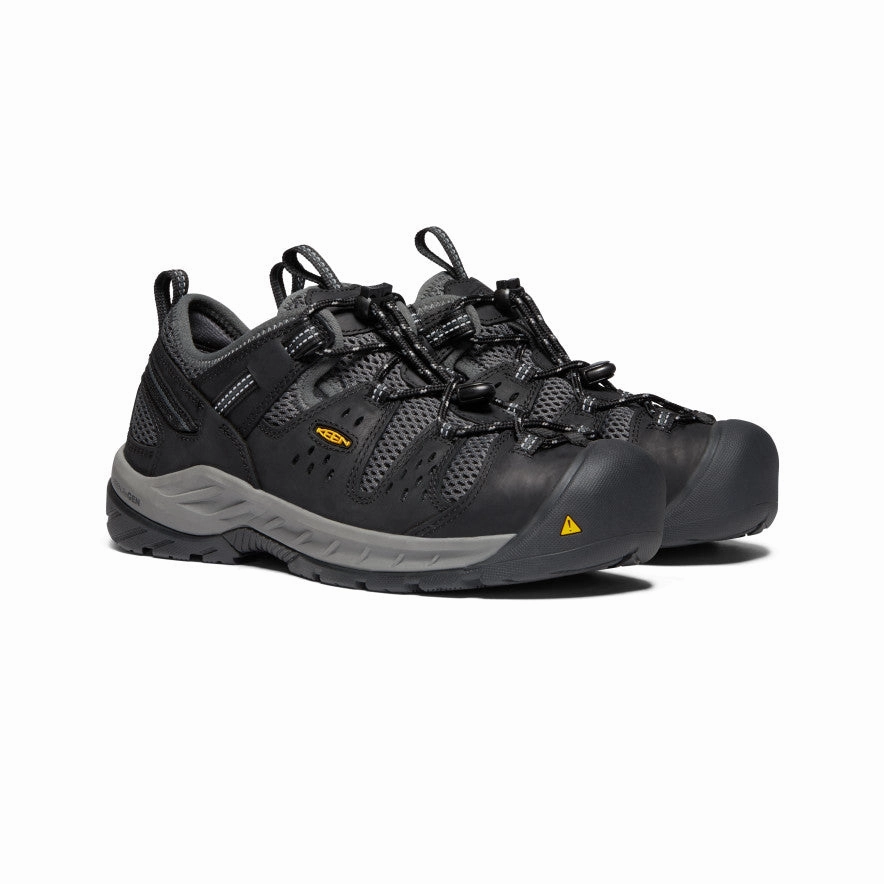 Layered Living Live In Motion Men'S Atlanta Cool Ii (Steel Toe)  |  Black/Dark Shadow