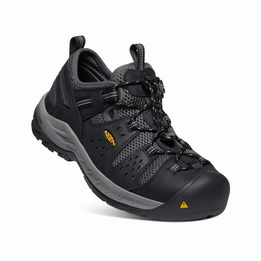Engineered For Flow Your Livewear Men'S Atlanta Cool Ii (Steel Toe)  |  Black/Dark Shadow