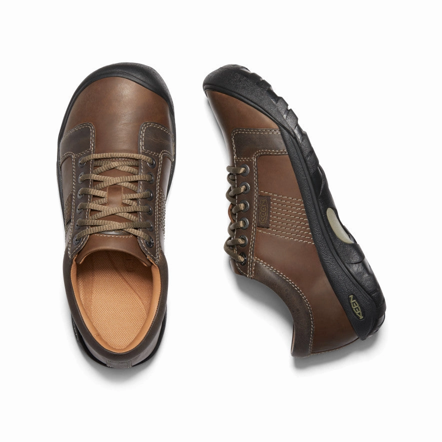 Men'S Austin Shoe  |  Chocolate Brown Flowline Fashion