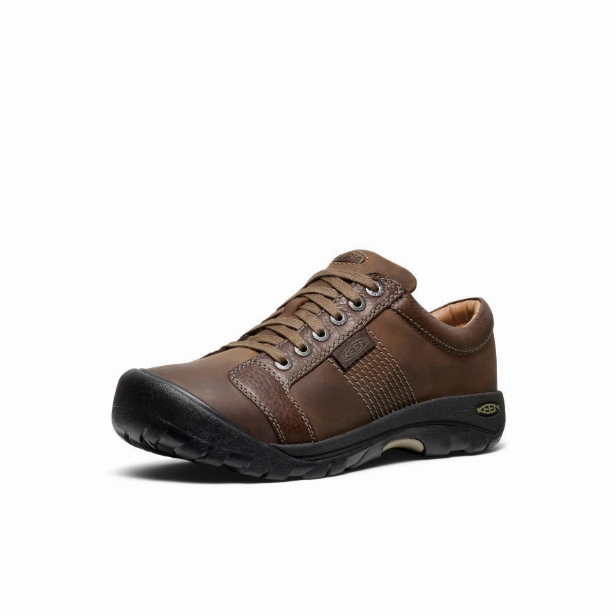 Men'S Austin Shoe Wide  |  Chocolate Brown Cool Shift