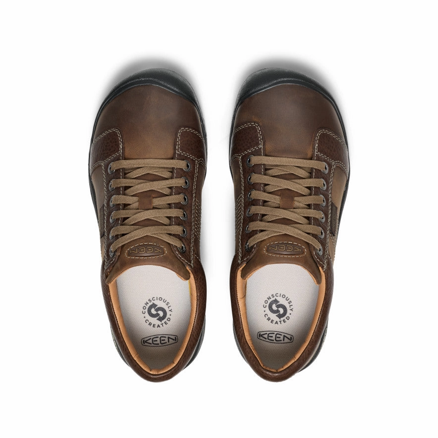 Crafted Ease Men'S Austin Shoe Wide  |  Chocolate Brown