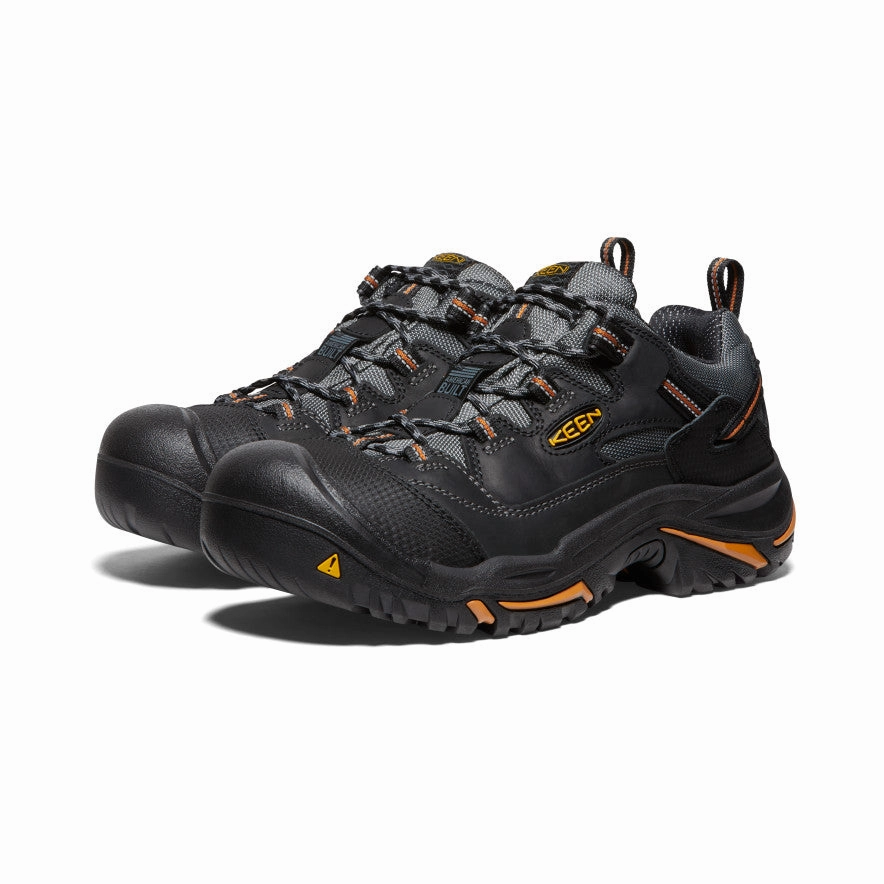 Men'S Braddock Low (Steel Toe)  |  Black/Bossa Nova New Wave Fit On-The-Go Style