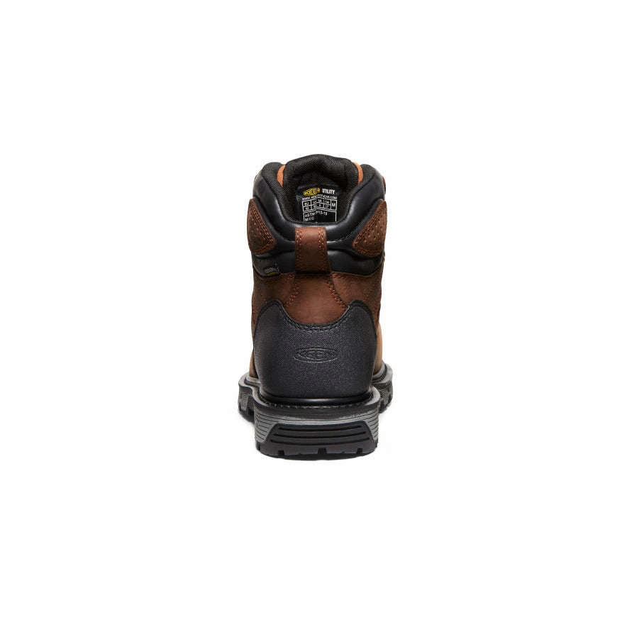 Men'S Camden 6" Waterproof Boot Int Met (Carbon Toe)  |  Leather Brown/Black Urban Transition Your Flow Wear