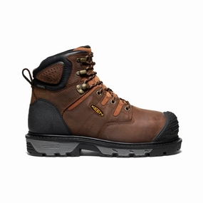 Men'S Camden 6" Waterproof Boot Int Met (Carbon Toe)  |  Leather Brown/Black Future Classic Balance Meets Style