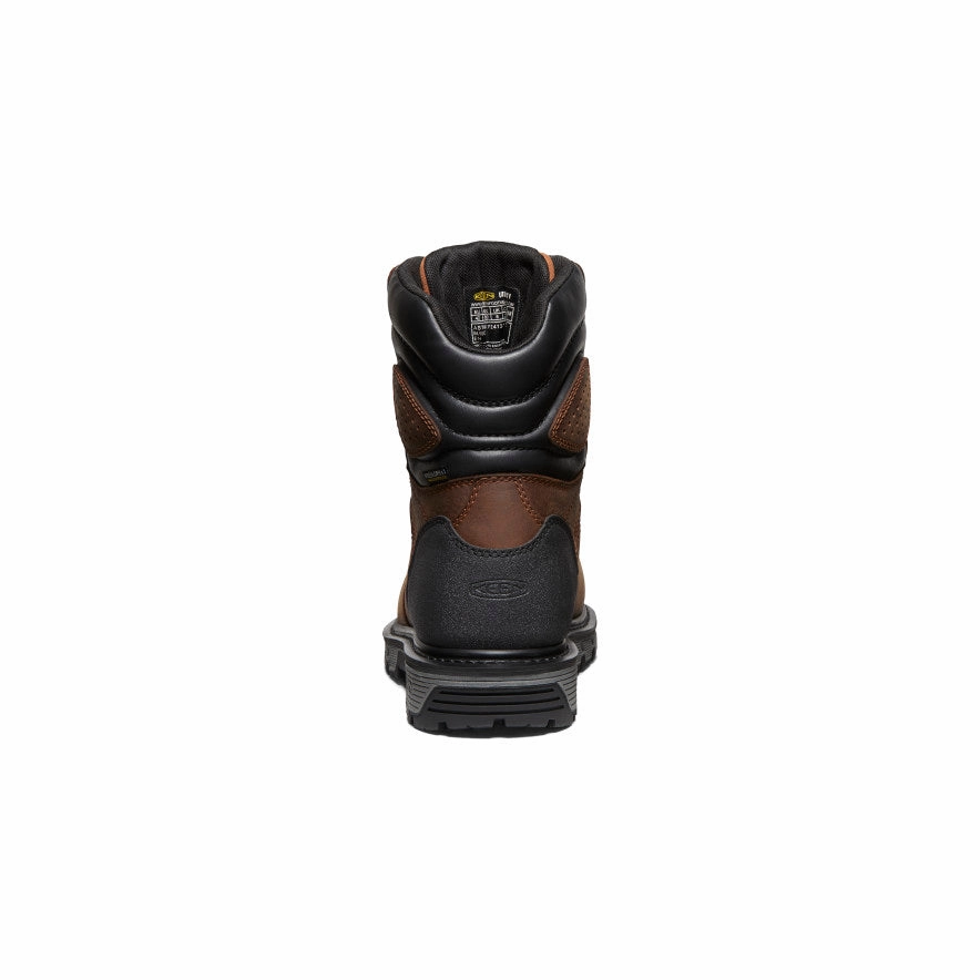 Soft Urban Core Men'S Camden 8" Waterproof Boot (Carbon Toe)  |  Leather Brown/Black