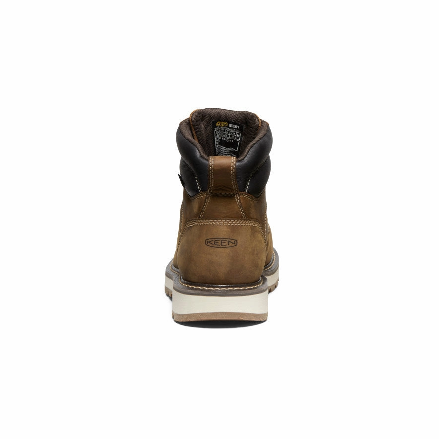 Men'S Cincinnati 6" Waterproof 90 Heel Boot (Carbon Toe)  |  Belgian/Sandshell Ease In Design Live In Motion