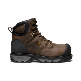 Precision Lifestyle Wear With Intent Men'S Csa Camden 6" Waterproof Boot (Carbon Toe)  |  Dark Earth/Black