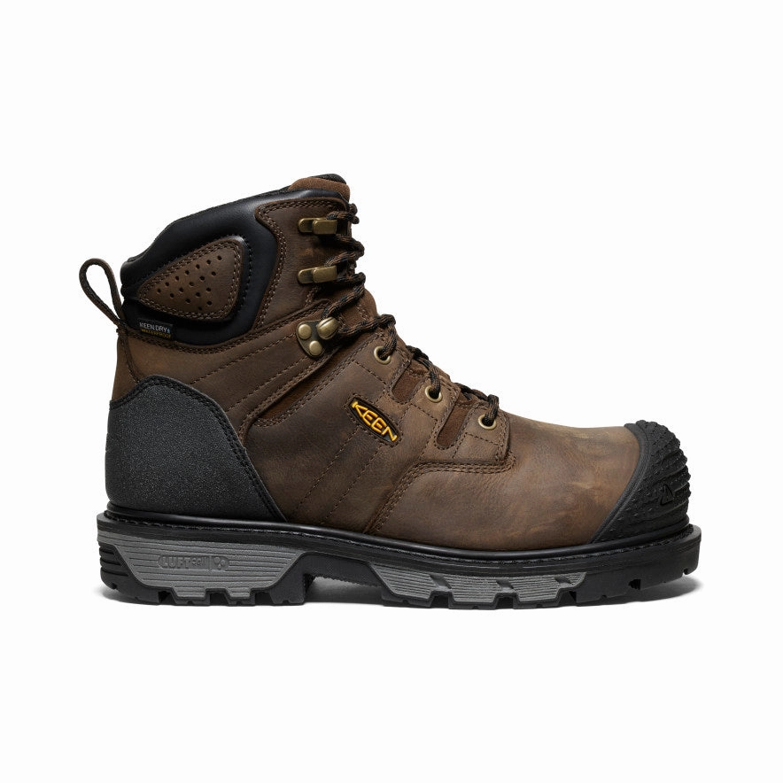 Precision Lifestyle Wear With Intent Men'S Csa Camden 6" Waterproof Boot (Carbon Toe)  |  Dark Earth/Black