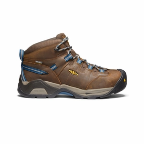 Men'S Detroit Xt Waterproof Boot (Steel Toe)  |  Cascade Brown/Orion Blue Versatile Soul Dynamic Fit