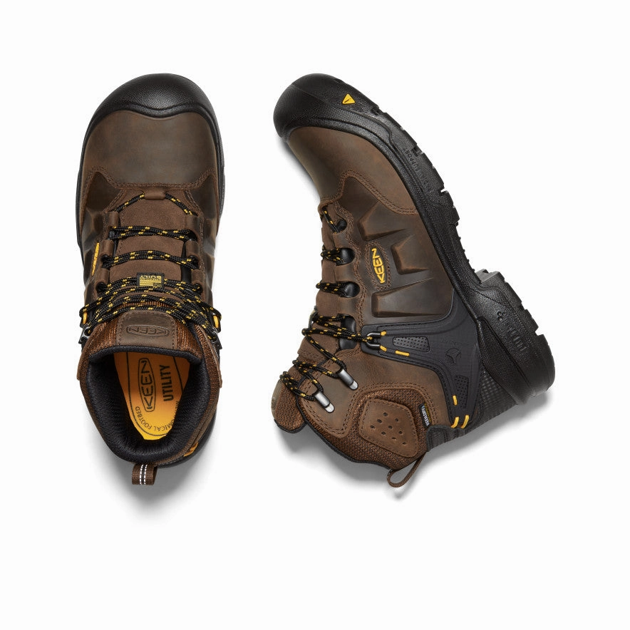 Men'S Dover 6" Waterproof (Carbon Toe)  |  Dark Earth/Black Motion-Driven