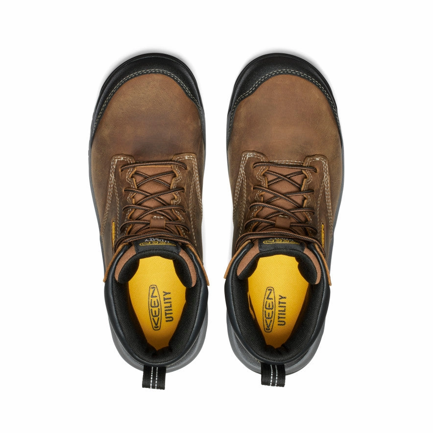 Fresh Expression Crafted Now Men'S Evanston 6" Esd Boot (Carbon Toe)  |  Bison/Black