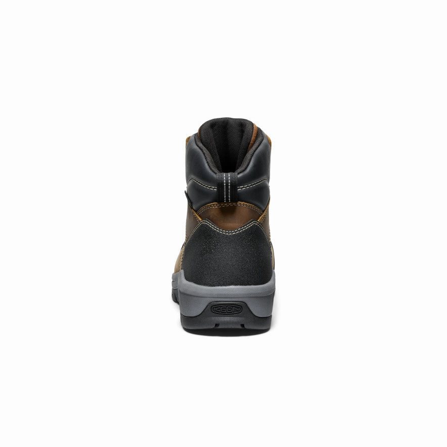 Dynamic Balance Cool And Essential Men'S Evanston 6" Insulated Waterproof Boot (Carbon Toe)  |  Bison/Black