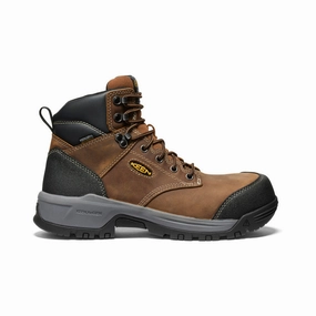 Future-Form Daily Balance Men'S Evanston 6" Waterproof Boot (Carbon Toe)  |  Bison/Black