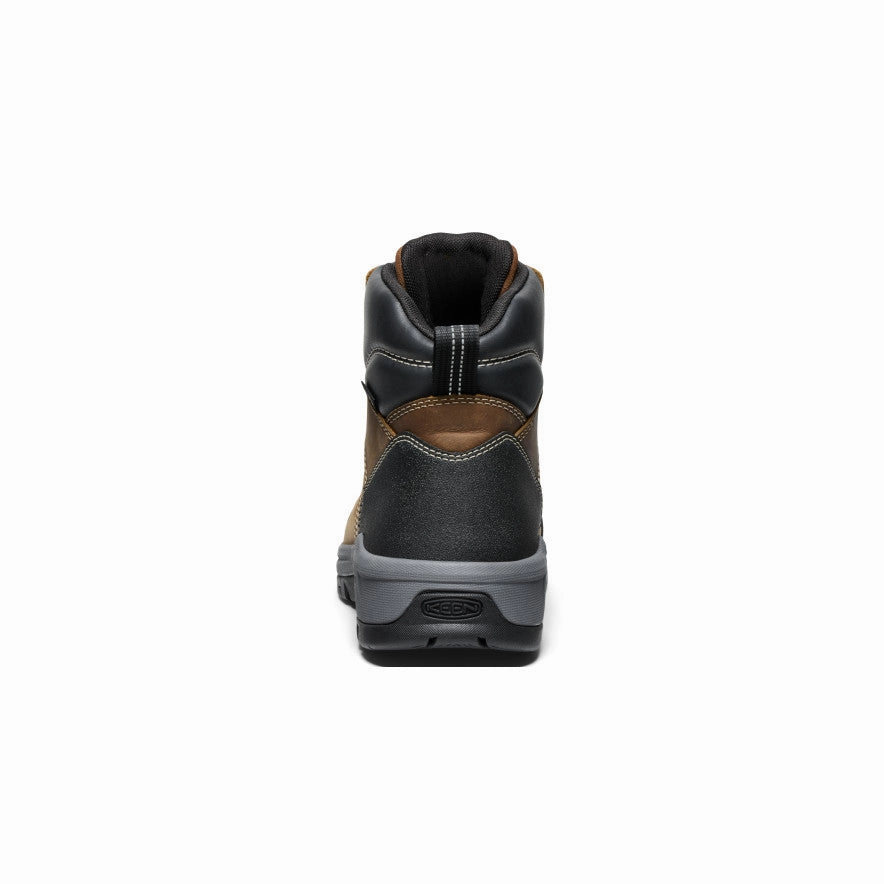Effortless Utility Men'S Evanston 6" Waterproof Boot (Soft Toe)  |  Bison/Black