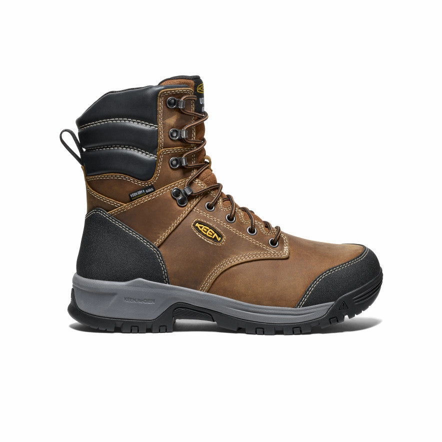 Men'S Evanston 8" Insulated Waterproof Boot (Soft Toe)  |  Bison/Black Core Elements