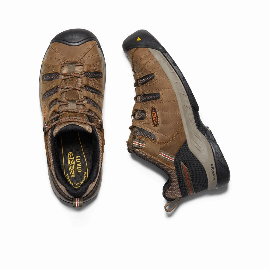 Engineered Fit Men'S Flint Ii (Steel Toe)  |  Shitake/Rust