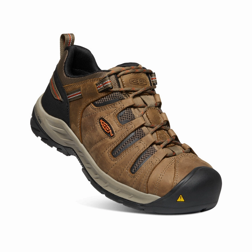 Men'S Flint Ii (Steel Toe)  |  Shitake/Rust Streamline Your Day Active Energy