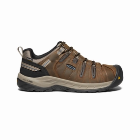Men'S Flint Ii Waterproof (Steel Toe)  |  Cascade Brown/Orion Blue Quiet Fit Shift Gear