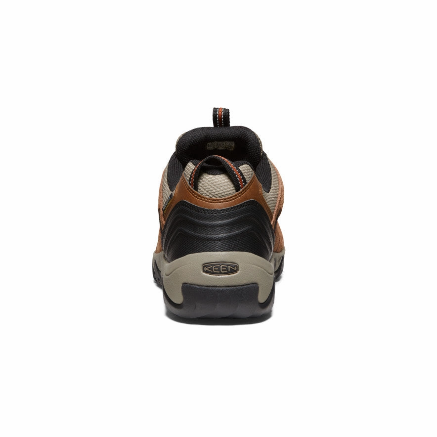 Men'S Headout Waterproof Hiking Shoe  |  Bison/Fossil Orange Unisex Rhythm