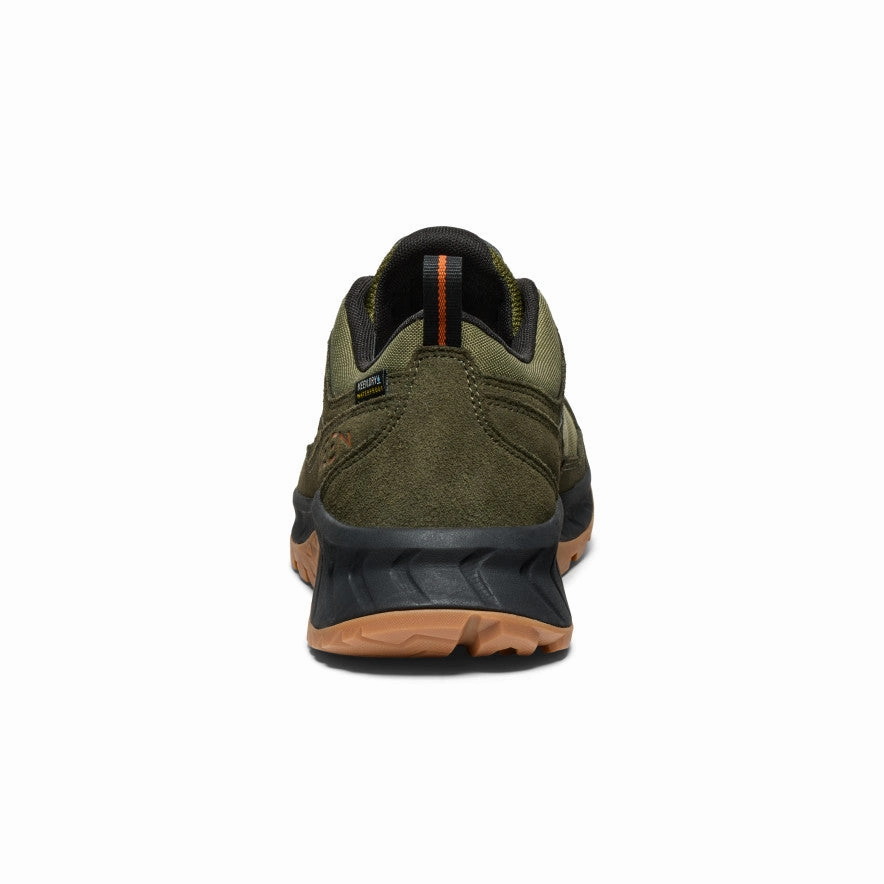 Quiet Vibe Men'S Hightrail Waterproof Hiking Shoe  |  Winter Moss/Gold Flame