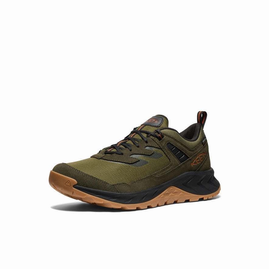 Versatile Layers Layer-Easy Men'S Hightrail Waterproof Hiking Shoe  |  Winter Moss/Gold Flame