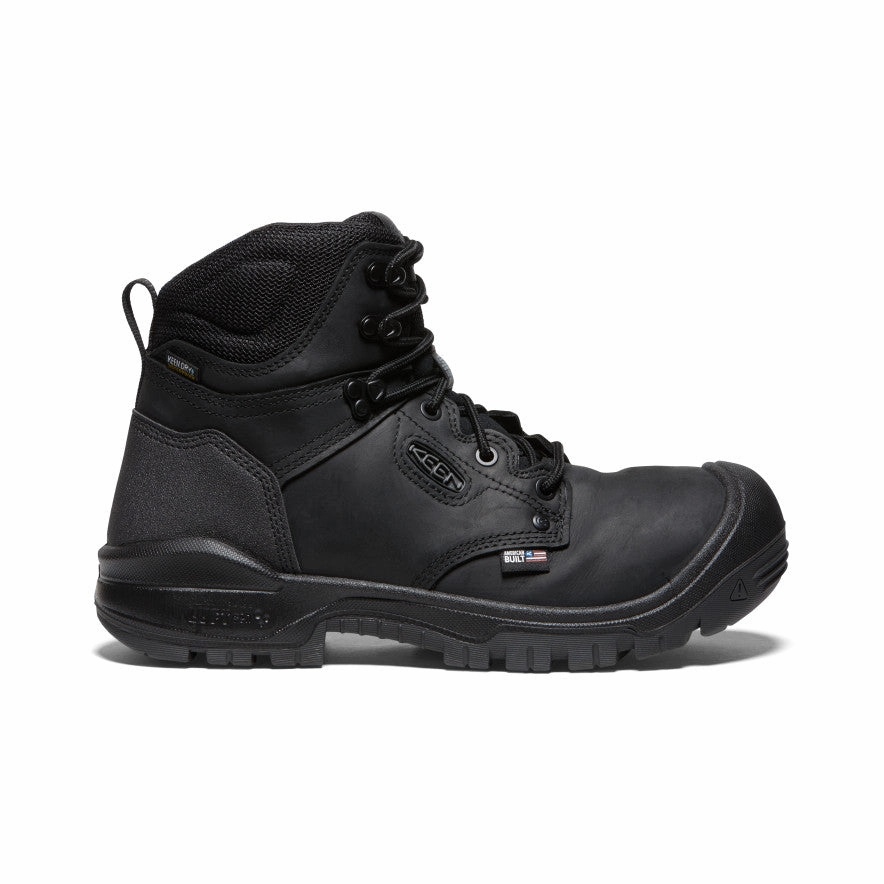 Gear For Today Life, Reimagined Men'S Independence 6" Waterproof Boot (Soft Toe)  |  Black/Black