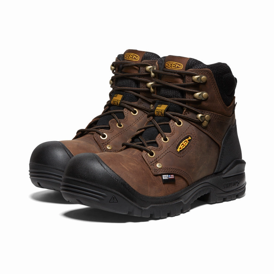 Men'S Independence 6" Waterproof Boot (Soft Toe)  |  Dark Earth/Black Curated For Motion Core-Driven
