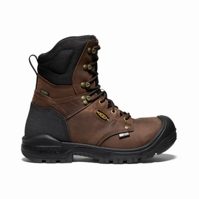 Sleek Routine Performance Meets Style Men'S Independence 8" Waterproof Boot (Soft Toe)  |  Dark Earth/Black