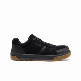 Minimal Mood Understated Utility Men'S Kenton  Esd Work Shoe (Carbon Toe)  |  Black/Gum