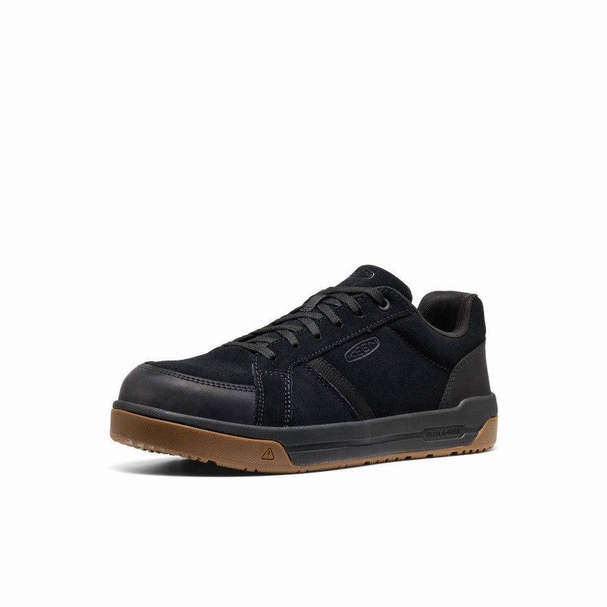Quiet Fit Men'S Kenton  Esd Work Shoe (Carbon Toe)  |  Black/Gum