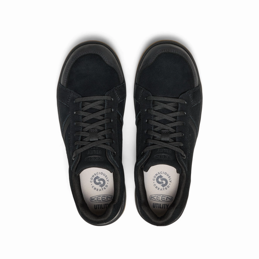 Flowwear Progressive Feel Men'S Kenton  Esd Work Shoe (Carbon Toe)  |  Black/Gum