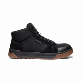 Essence Of Movement Men'S Kenton Mid Work Shoe (Carbon Toe)  |  Black/Gum