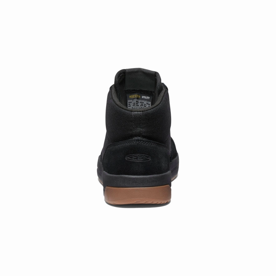 Essence Of Movement Men'S Kenton Mid Work Shoe (Carbon Toe)  |  Black/Gum