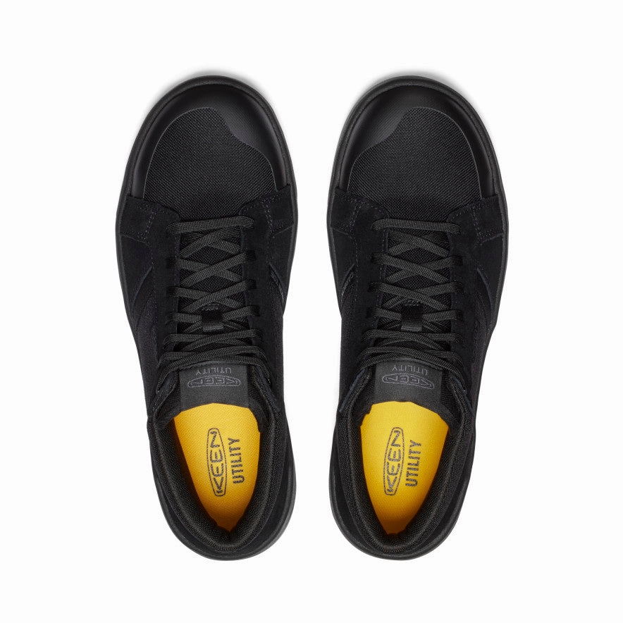 Wear Anywhere Men'S Kenton Mid Work Shoe (Carbon Toe)  |  Black/Gum