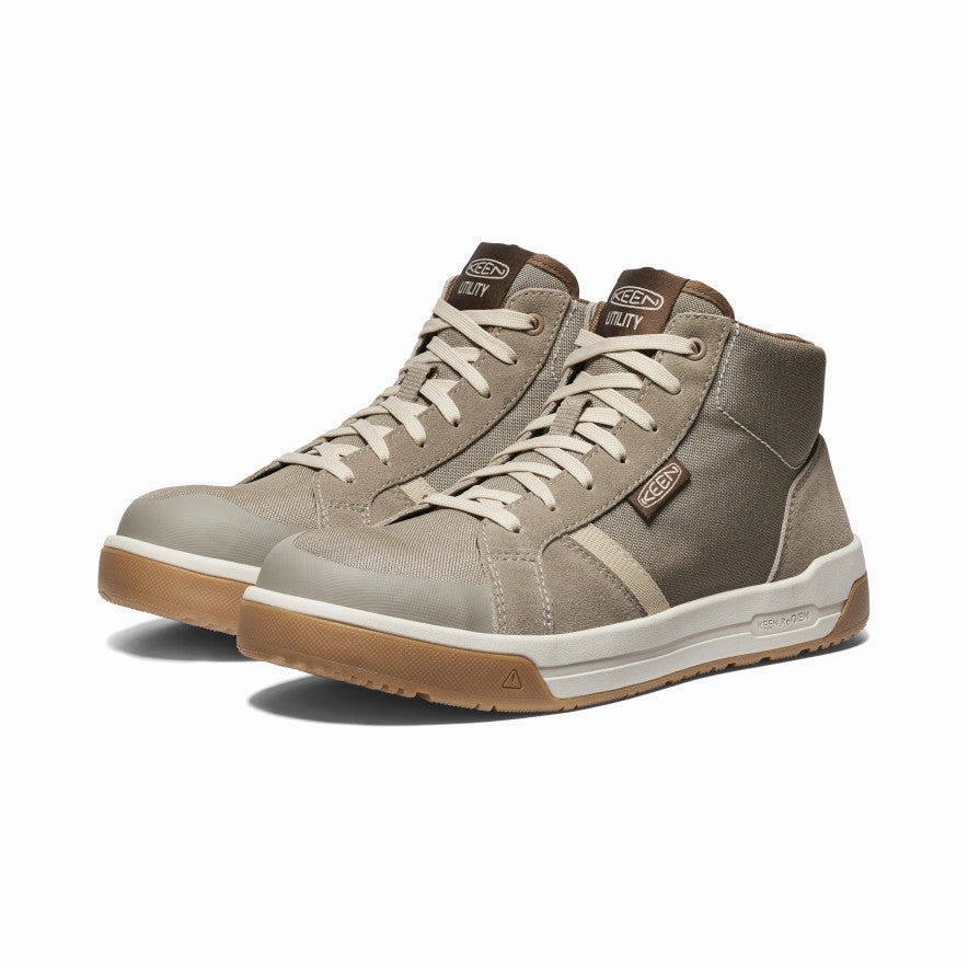 Simple City Versatile Mood Men'S Kenton Mid Work Shoe (Carbon Toe)  |  Brindle/Gum